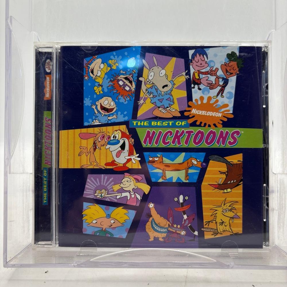 The Best of Nicktoons CD 1998 Nickelodeon Kid Rhino Soundtrack R2 75238 Rugrats
